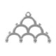 Cymbal ™ DQ metal ending Lakos IV for 8/0 beads - Antique silver